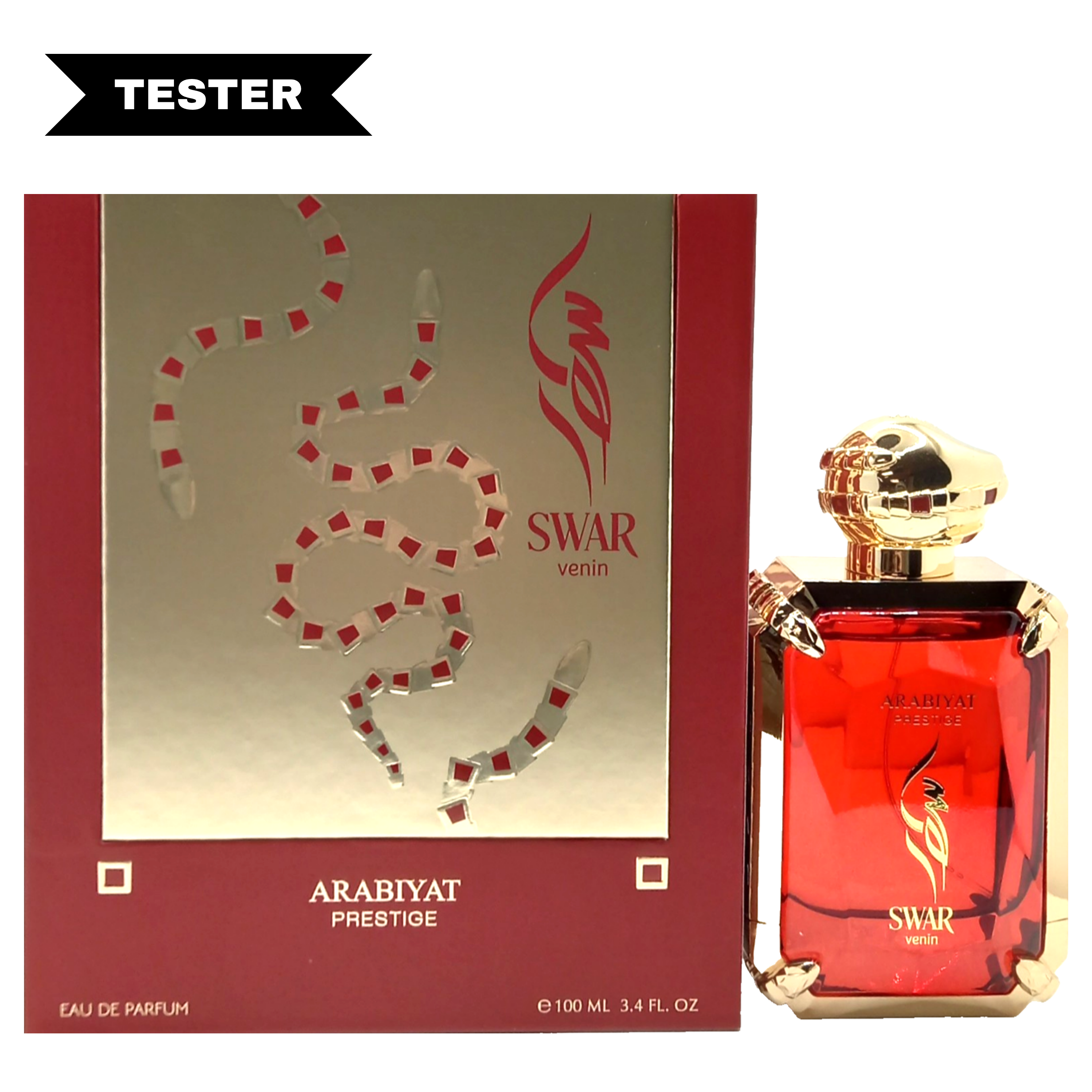 Arabiyat Prestige Swar Venin Eau De Parfum Spray (Unisex Tester) by Arabiyat Prestige