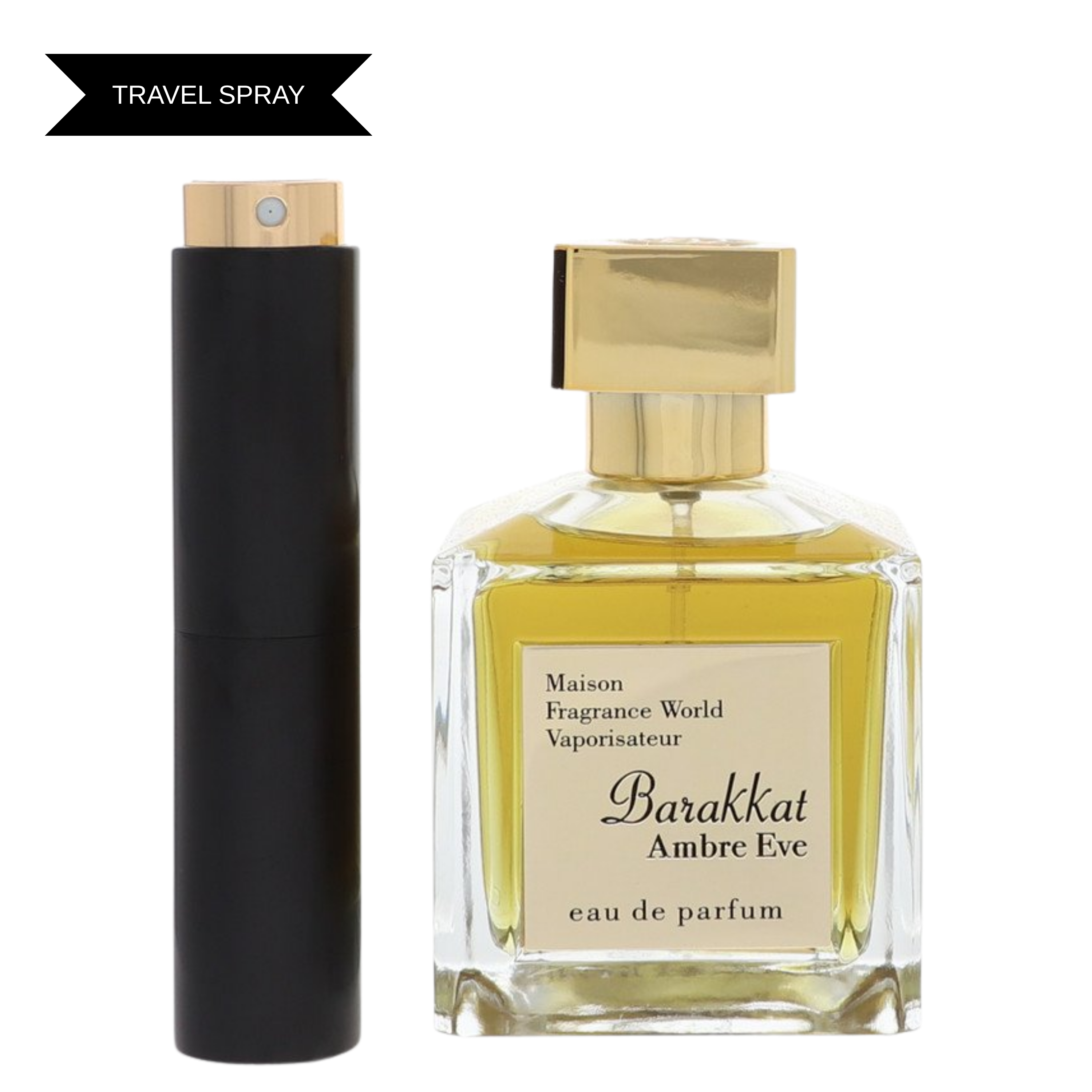 Maison Barakkat Ambre Eve Travel Spray by Fragrance World
