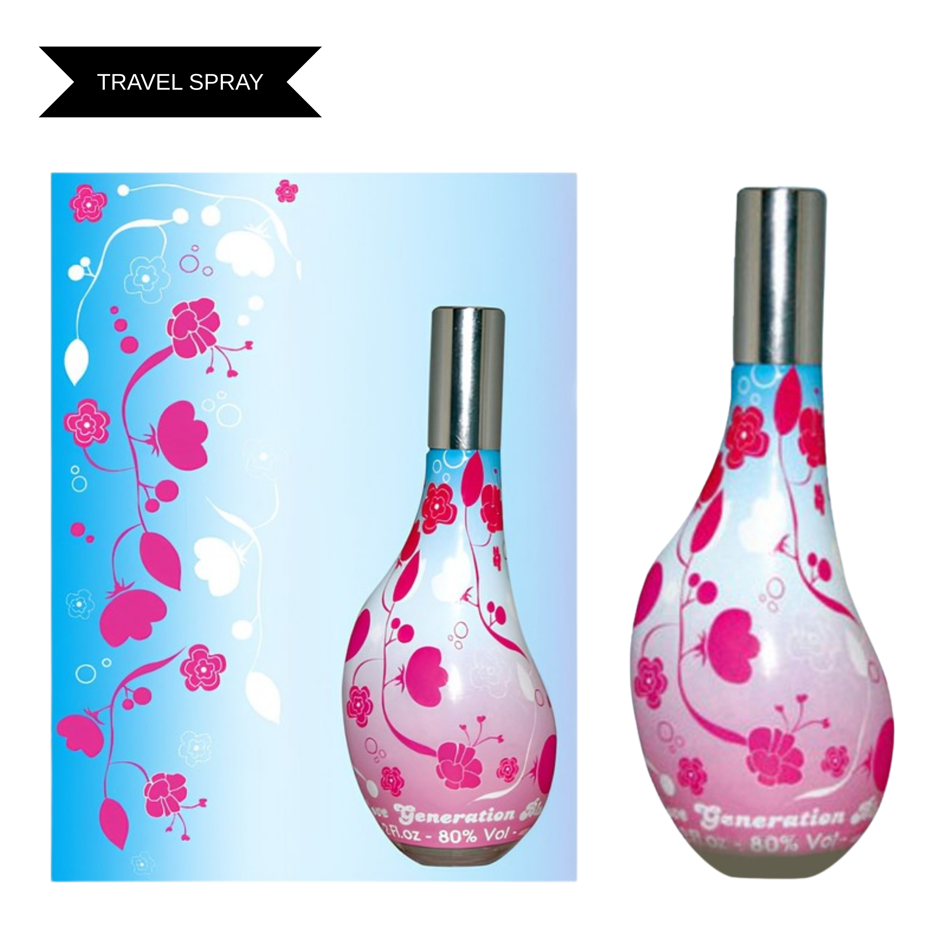 Love Generation Blue Travel Spray by Jeanne Arthes