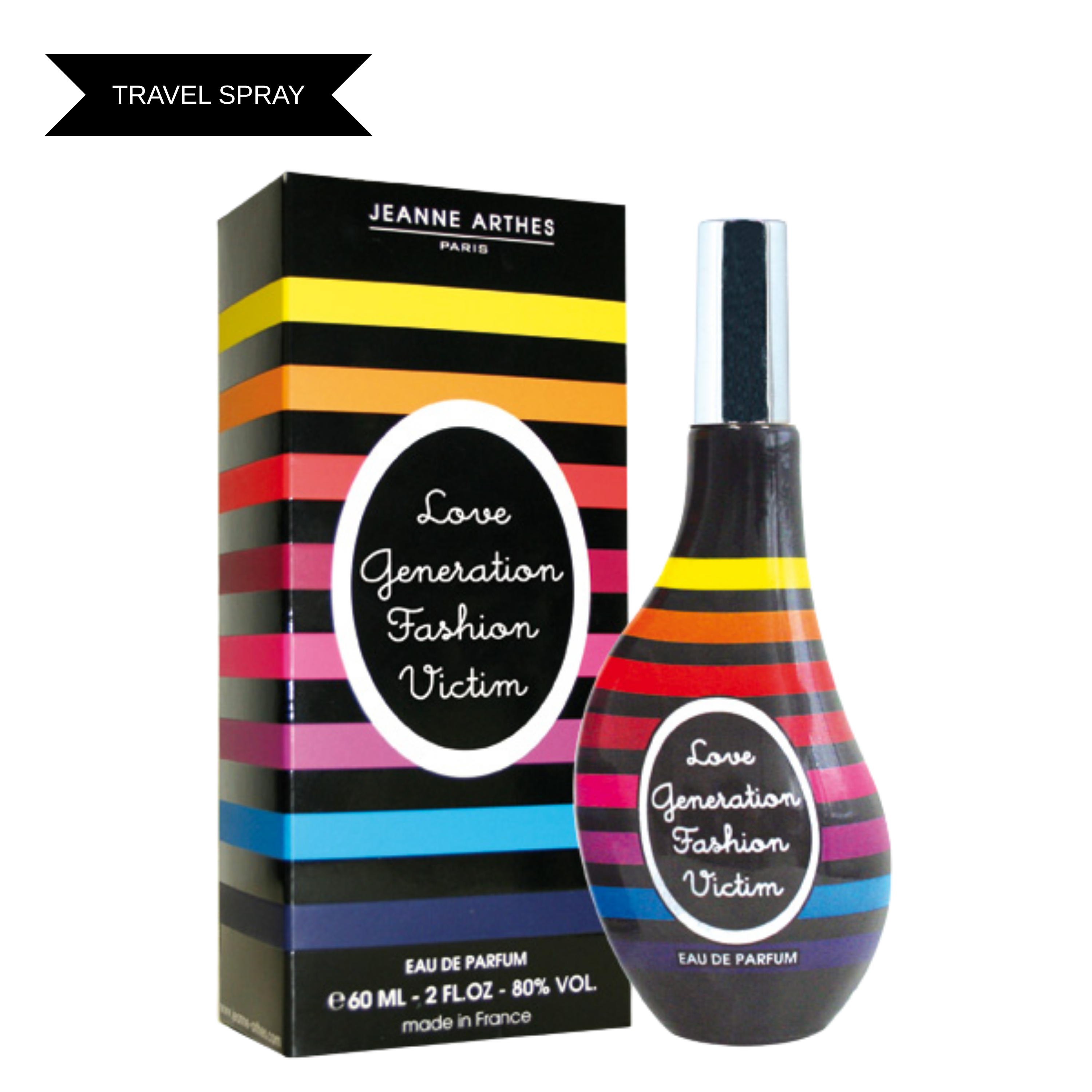 Love Generation Fashion Victim Travel Spray by Jeanne Arthes