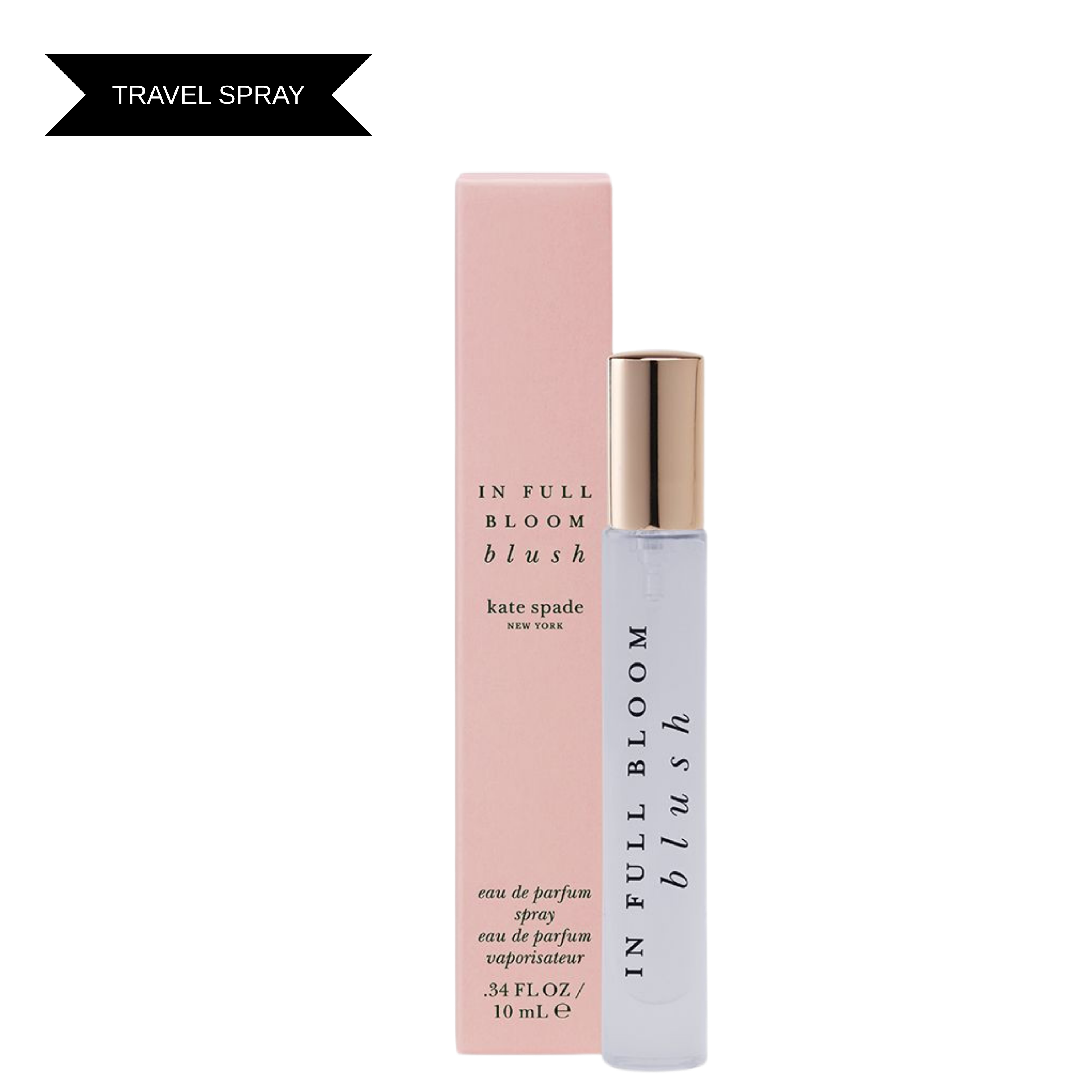 In Full Bloom Blush Travel Spray by Kate Spade