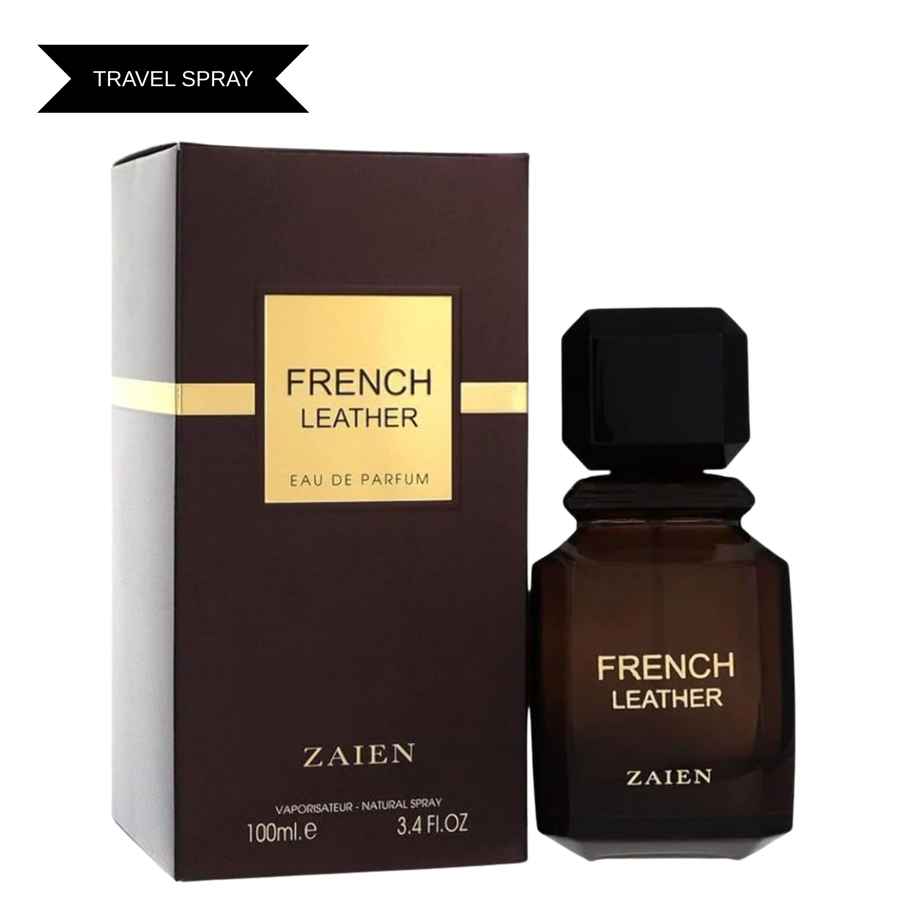Zaien French Leather Travel Spray by Zaien