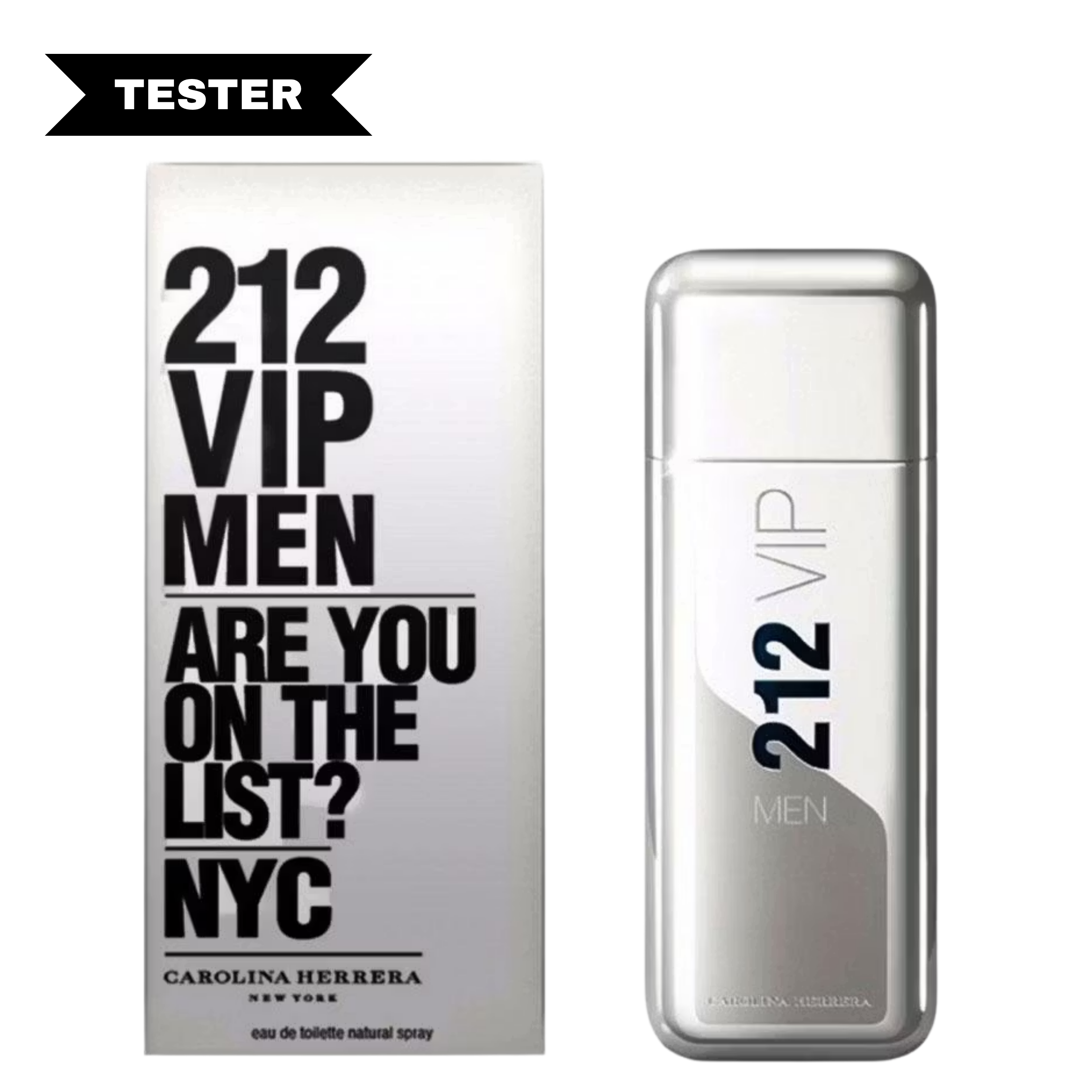 212 Vip Eau De Toilette Spray By Carolina Herrera (Tester)