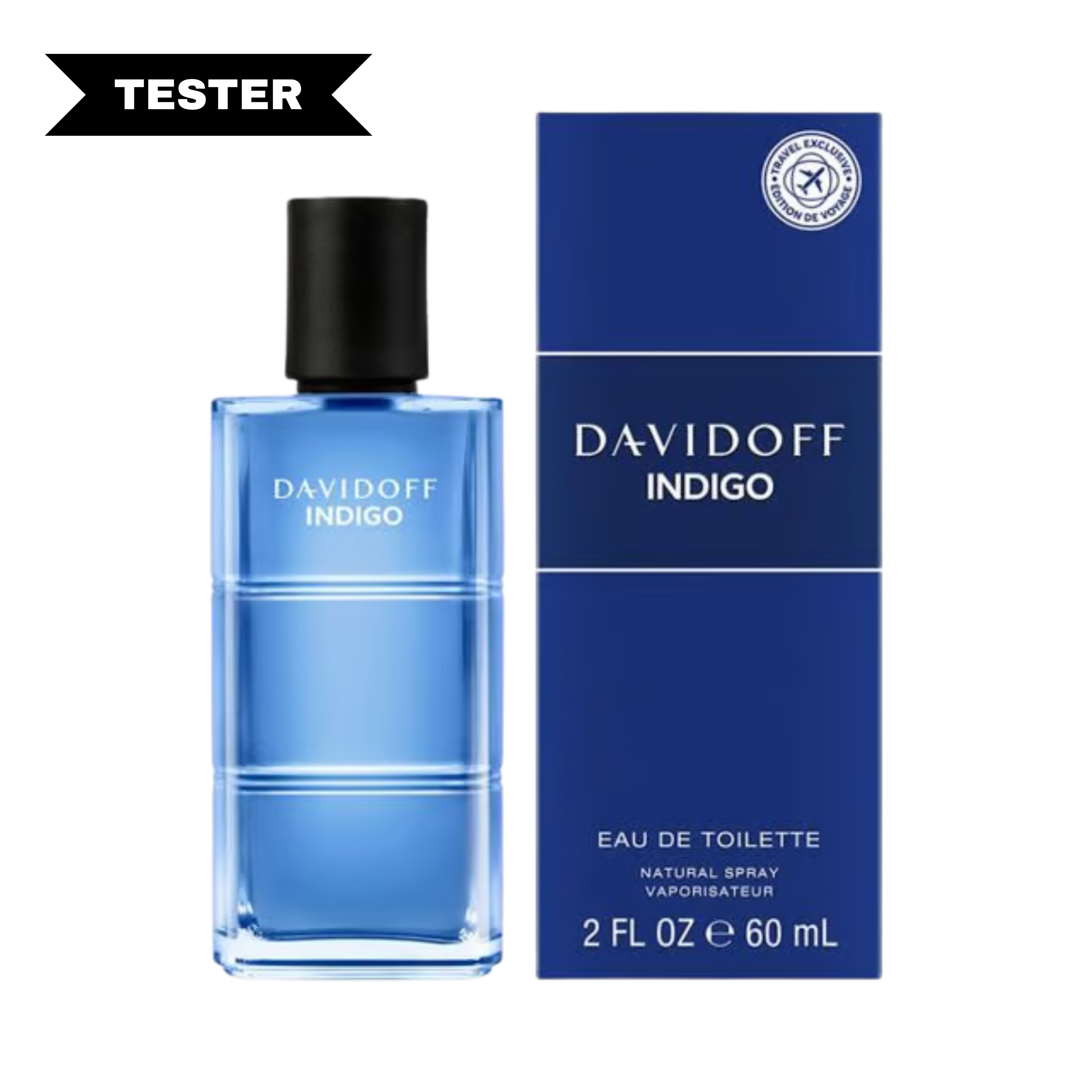 Davidoff Indigo Eau De Toilette Spray (Tester) by Davidoff