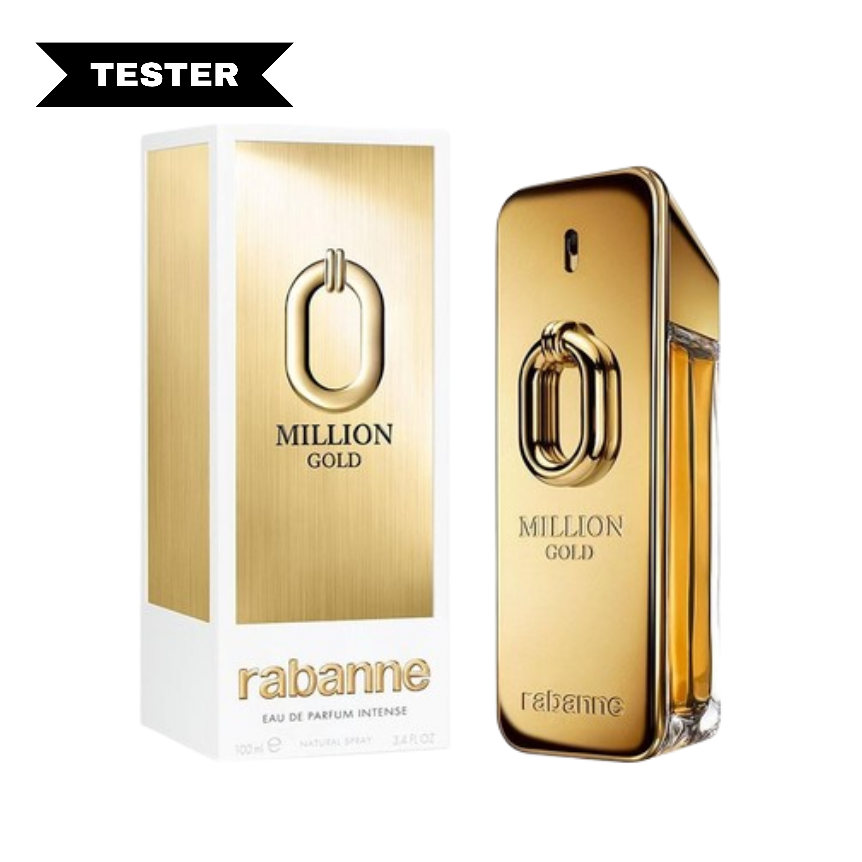 1 Million Gold Parfum Spray (Tester) by Paco Rabanne