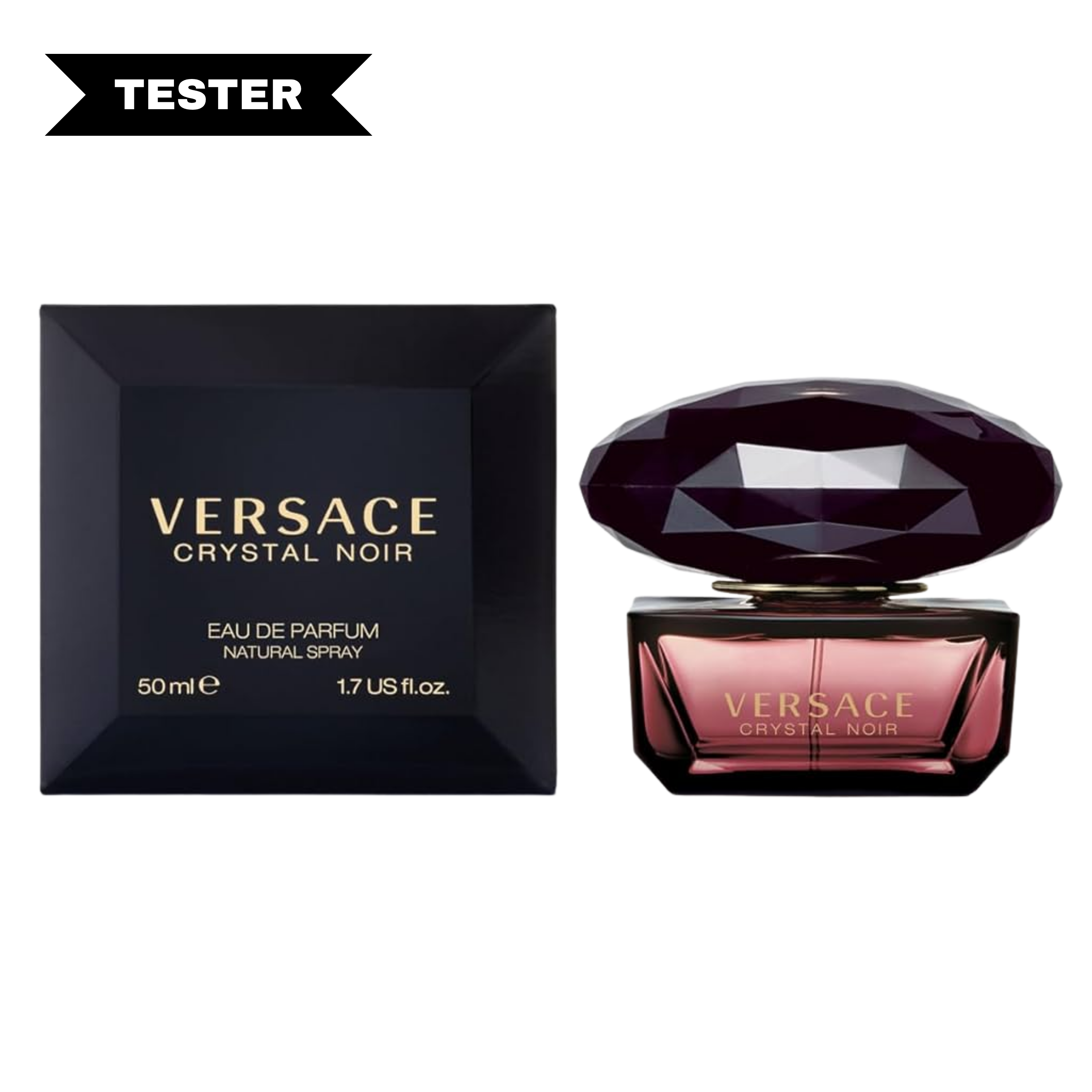Crystal Noir Eau De Parfum By Versace (Tester)