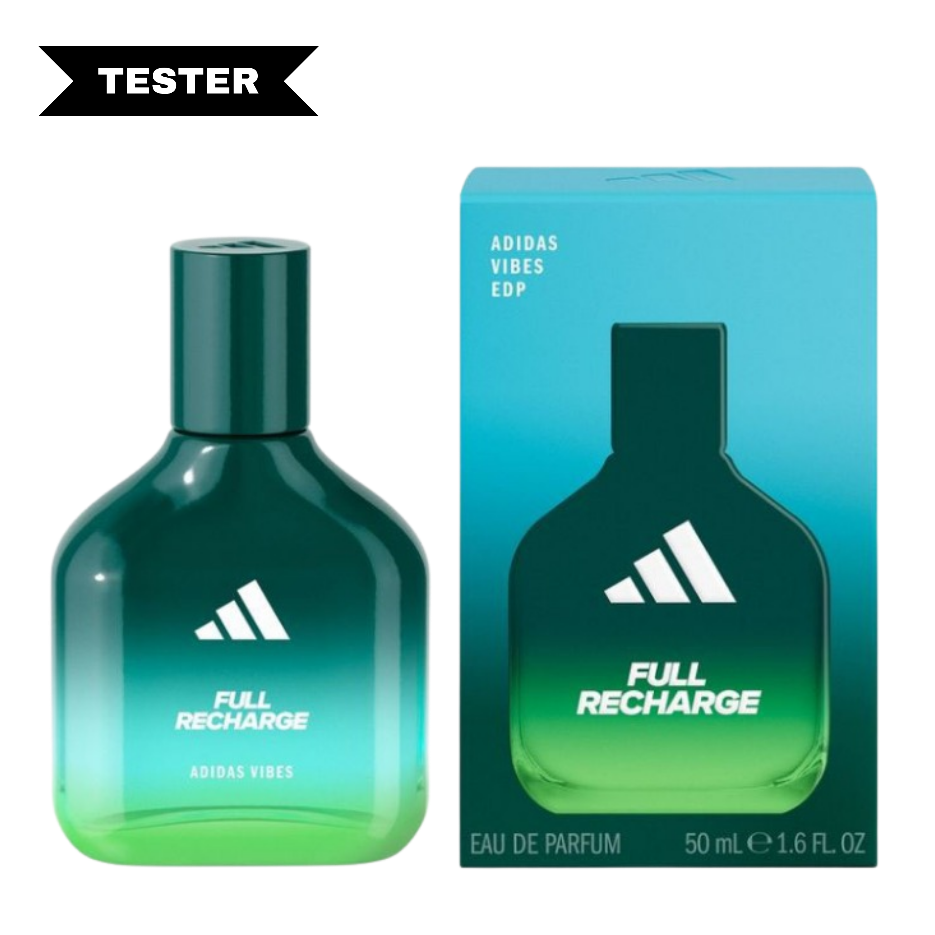 Adidas Vibes Full Recharge Eau De Parfum Spray (Tester) by Adidas
