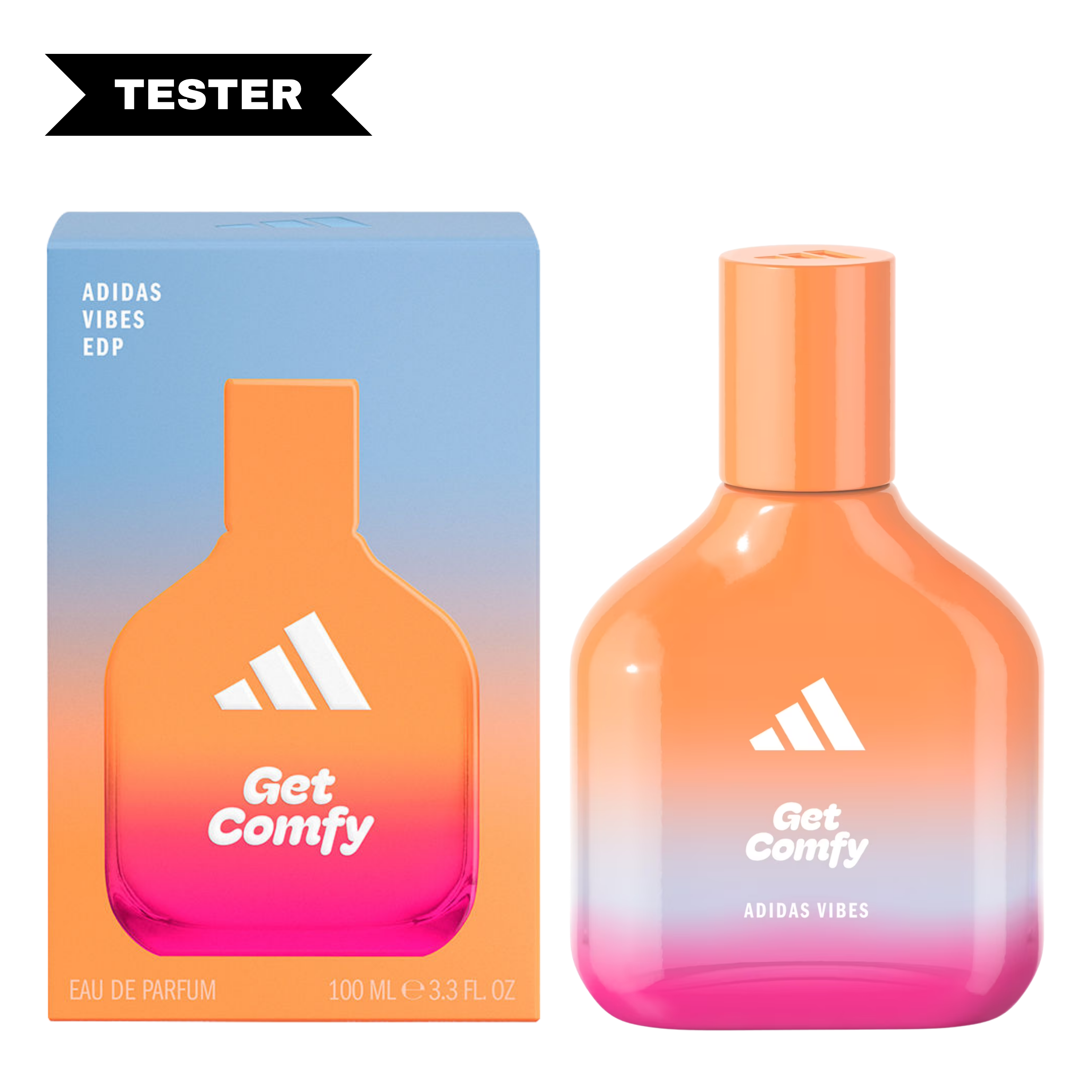 Adidas Vibes Get Comfy Eau De Parfum Spray (Tester) by Adidas