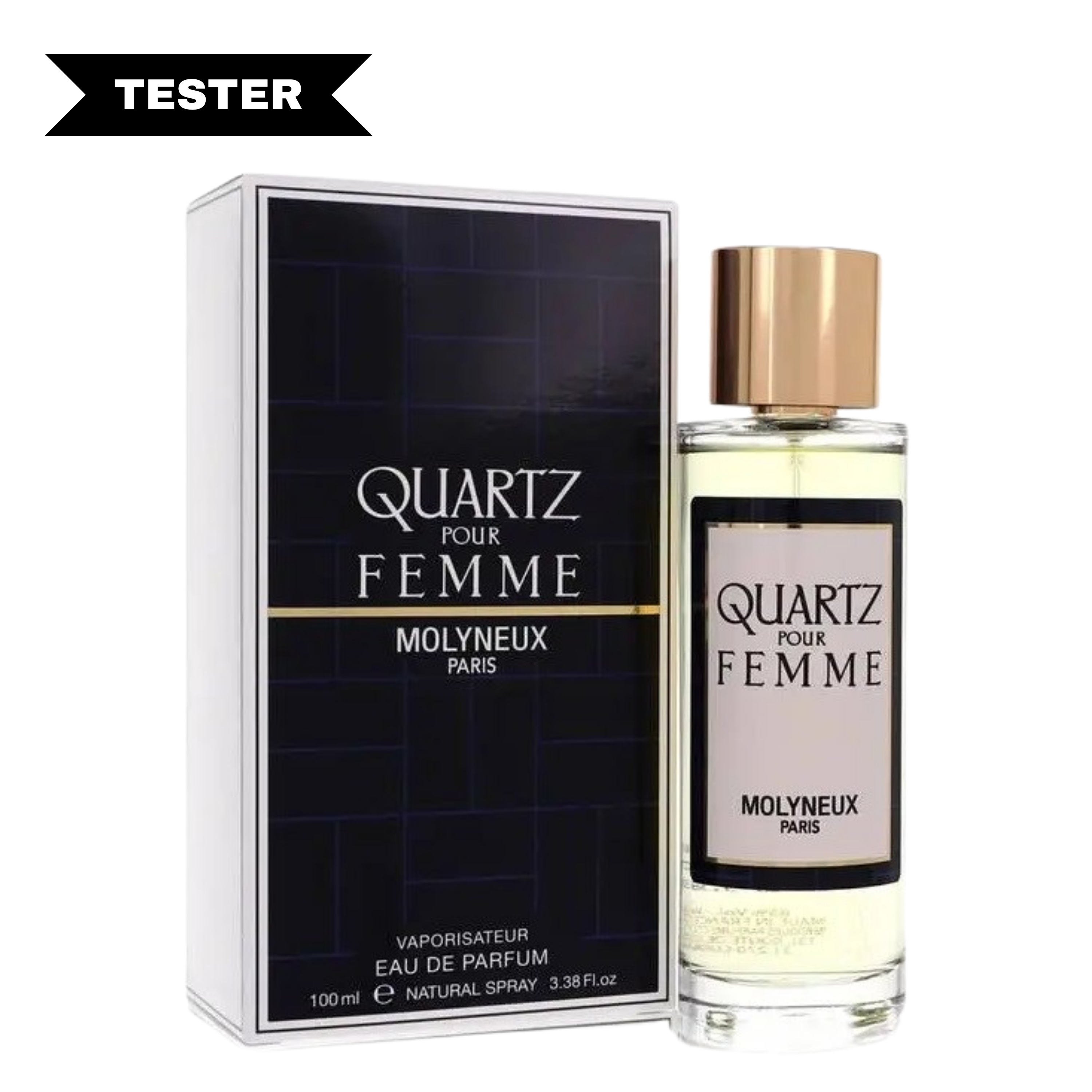 Quartz Eau De Parfum Spray (Tester) by Molyneux