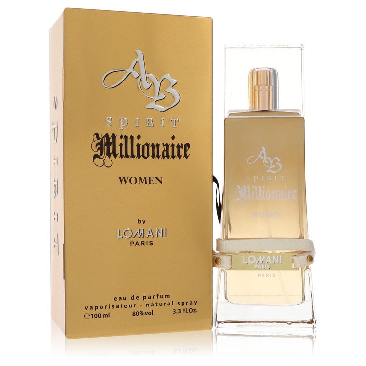 Spirit Millionaire Eau De Parfum By Lomani – 3.3 oz Eau De Parfum Spray (unboxed)