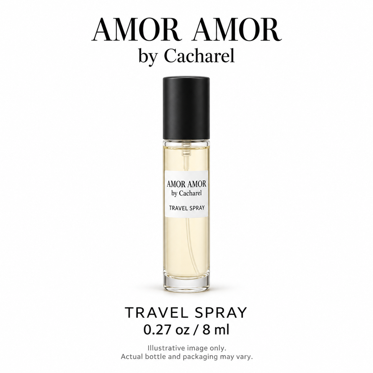 Amor Amor Perfume & Body Collection By Cacharel – 0.27 oz Travel Spray