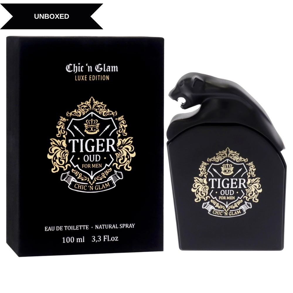 Chic 'n Glam Tiger Oud Luxe Edition Eau De Toilette Spray (Unboxed) by Chic 'N Glam