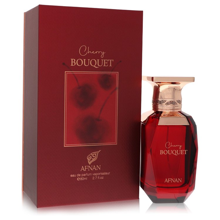 Afnan Cherry Bouquet Eau de Parfum Spray for Women 2.7 oz / 80 ml with box