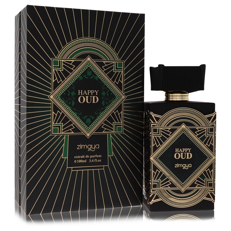 Afnan Zimaya Happy Oud Extrait de Parfum Spray Unisex 3.4 oz / 100 ml with box