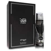 Afnan Zimaya Itqan Noir Eau de Parfum bottle and box