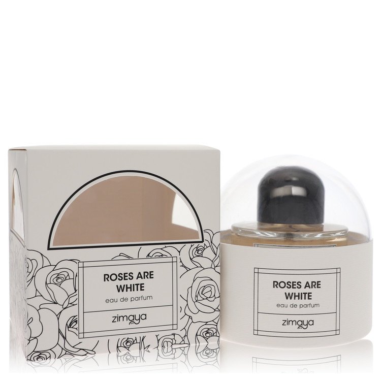 Afnan Zimaya Roses Are White Eau de Parfum Spray Unisex 3.4 oz / 100 ml with box