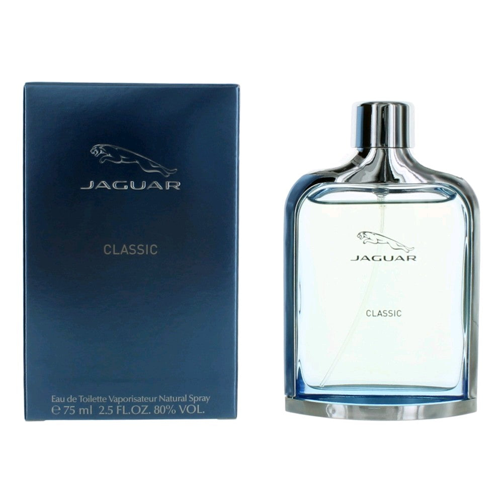 Jaguar Classic Blue by Jaguar, 2.5 oz EDT Spray for Men