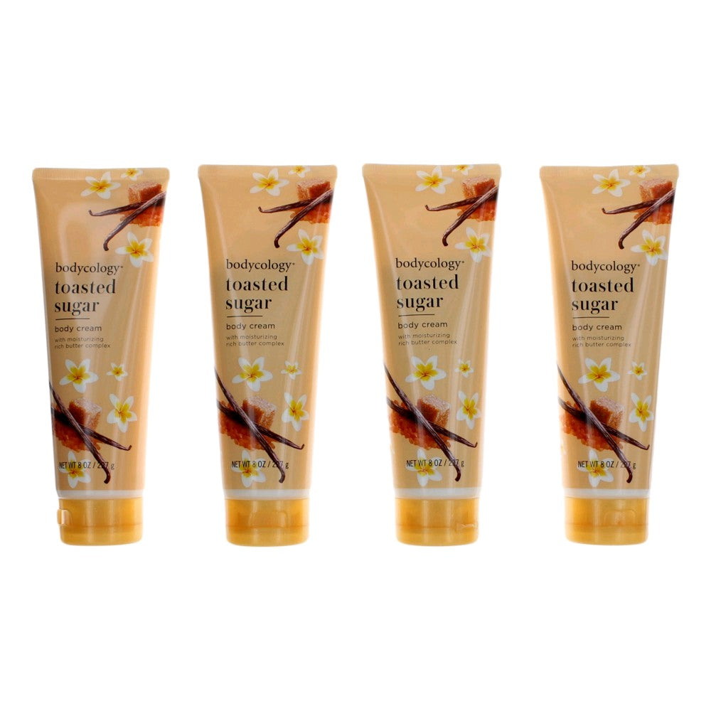 Toasted Sugar by Bodycology, 4 Pack 8oz Moisturizing Body Cream women