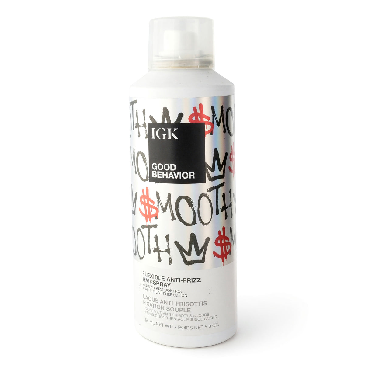 IGK Good Behavior by IGK, 5 oz Flexible Anti-Frizz Hairspray