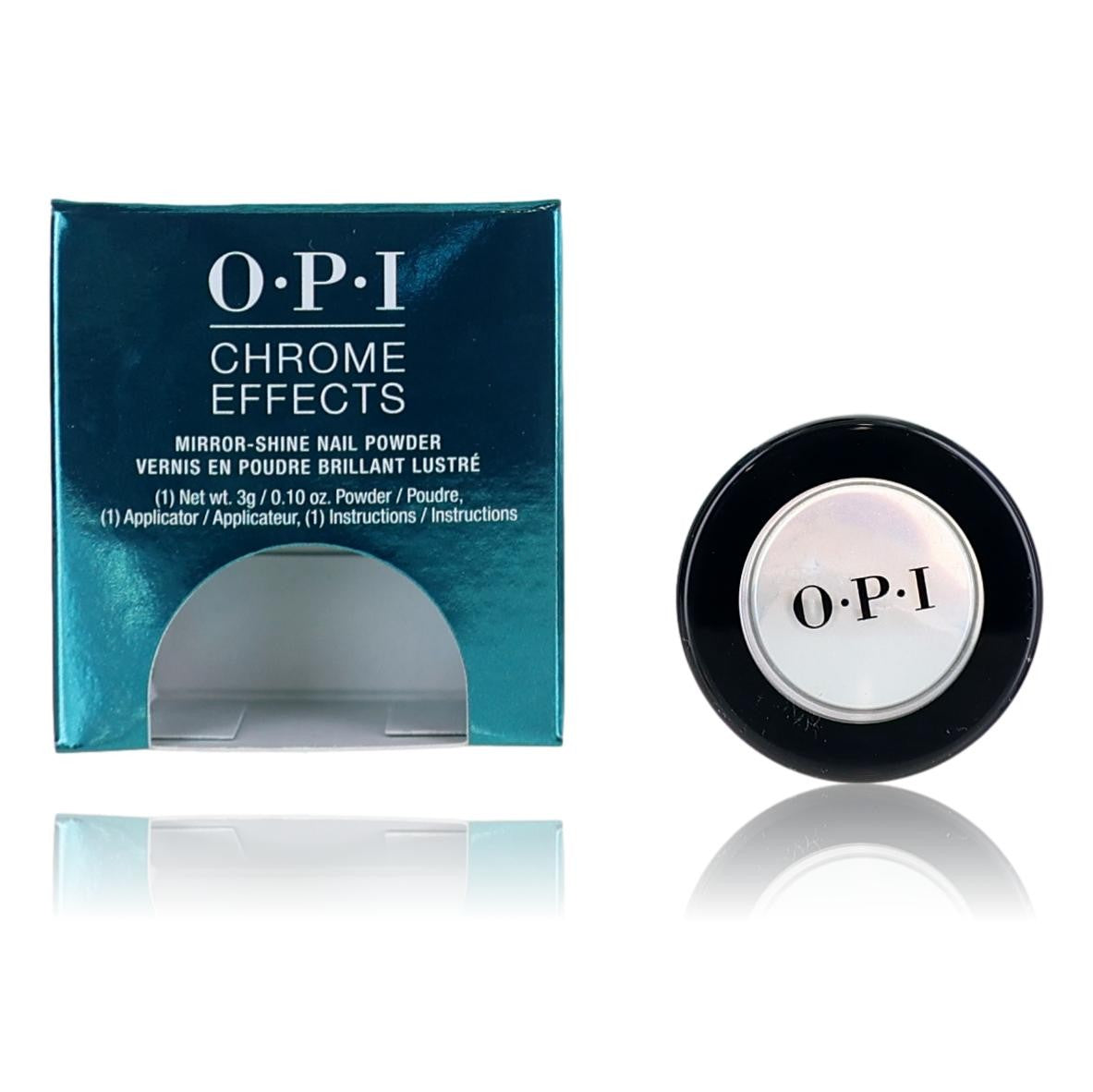 OPI Chrome Effects by OPI, 0.10 oz Nail Powder- Blue "Plate" Special