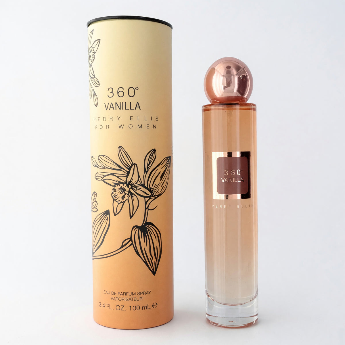 Perry Ellis 360 Vanilla by Perry Ellis, 3.4 oz EDP Spray for Women