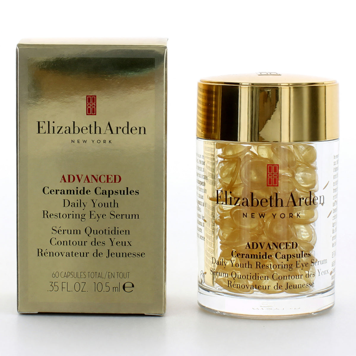 Ceramide, 60 Advanced Daily Youth Restoring Eye Serum Capsules