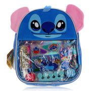 Stitch Cosmetic Set Backpack by Disney, 12 Piece Set for Kids
