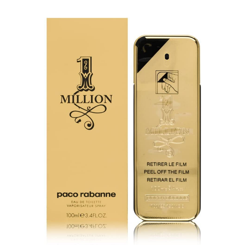 1 Million Eau De Toilette Spray by Paco Rabanne - Iconic Men&