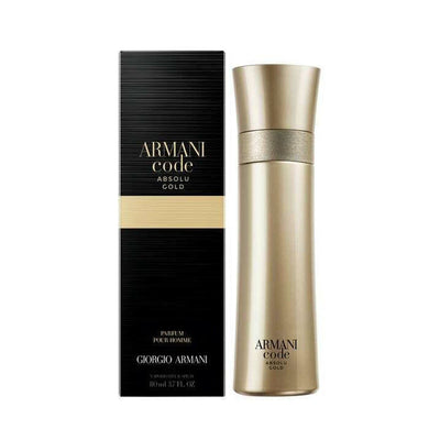 "Armani Code Absolu Gold" is a 2020 release by Armani. This masculine fragrance is contemporary and rich. It starts with top notes of mandarin orange and crisp green apple. It's made for men who desire an elegant and sophisticated fragrance.  Know this fragrance and fall in love with the scent. A special perfume.