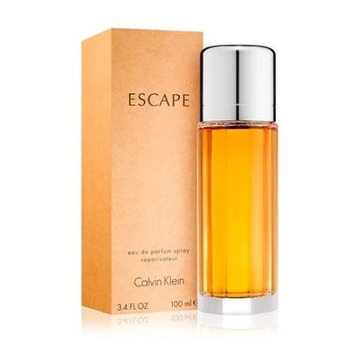 Calvin Klein's Escape Perfume was released in 1991. A dreamy floral, fresh and aquatic perfume that transcends time. Fantastically seductive and delicate, this mixture is intricate and addictive. It is a  charming feminine aroma with a trace of the sea. Escape begins with notes of chamomile, apple, lychee, tangerine, rose, plum, peach, and balanced notes of coriander and sandalwood.  Know this fragrance and fall in love with the scent - a special perfume.