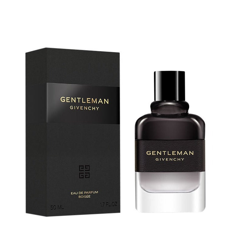 "Gentleman Eau de Parfum Boisée" is a 2020's Givenchy fragrance that catches the core of the contemporary gentleman blending a woody scent with piquant harmonies that are as complex and just attractive as today's gentlemen.  Know this fragrance and fall in love with the scent - a special perfume.