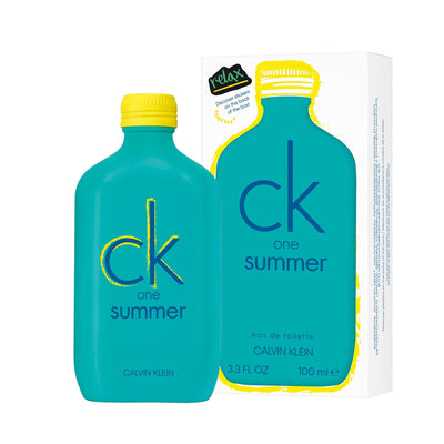 "CK One Summer" warms even the coldest Winter day! This men's and women's perfume has a fruity essence that will remind you of those lovely Summer days you had when you were younger with its mixture of citrus and kiwi in addition to blueberry leaf and cactus botanical heart, drying down to sultry musk base notes that cause an earthy complement.  Know this fragrance and fall in love with the scent - a special perfume.