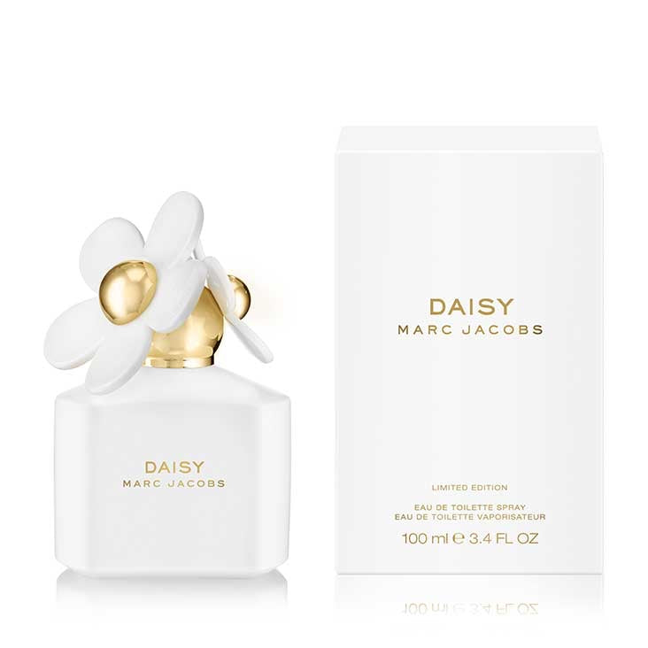 Daisy Eau De Toilette Spray (Limited Edition White Bottle) By Marc Jacobs