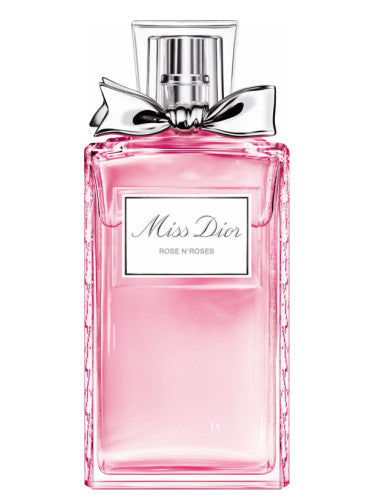 Miss Dior Rose N'roses Perfume by Christian Dior is a a whimsical addition to the Miss Dior collection. Miss Dior's rose n' roses have sugar and spice but just a touch of dark undertones. The unquestionable lead scent is rose, but bergamot, mandarin, and geranium are the first notes to strike upon catching a whiff of this fragrance. Damask and Grasse rose to combine in the middle for an unerring scent of young romance.  Know this fragrance and fall in love with the scent - a special perfume.