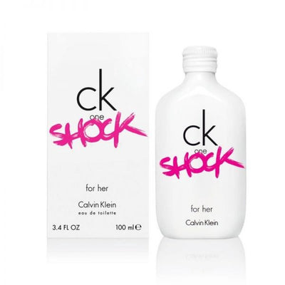 The "CK One Shock" is an alluring feminine fragrance designed by Calvin Klein and Ann Gottlieb. It is one of the label's most flourishing essences. This CK original serves a mystical aroma as the notes melt over time.  Know this fragrance and fall in love with the scent - a special perfume.
