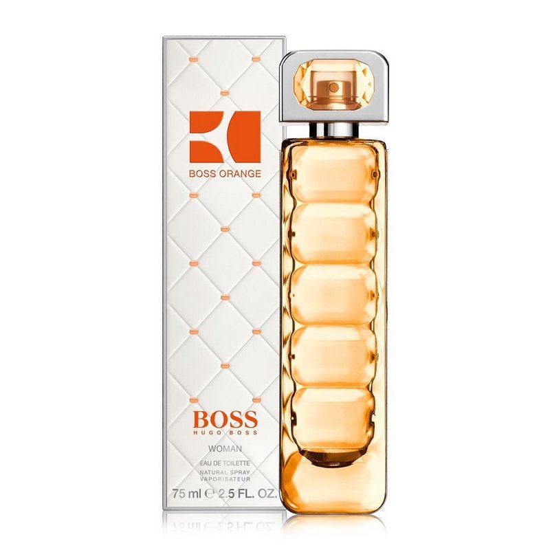 "Boss Orange" is a sensual, flowery, feminine fragrance. It values the authentic, confident woman. Sweet hints of apple merge with a delicate floral heart and a warm base that includes sandalwood, olive wood, and creamy vanilla.  Know this fragrance and fall in love with the scent - a special perfume.