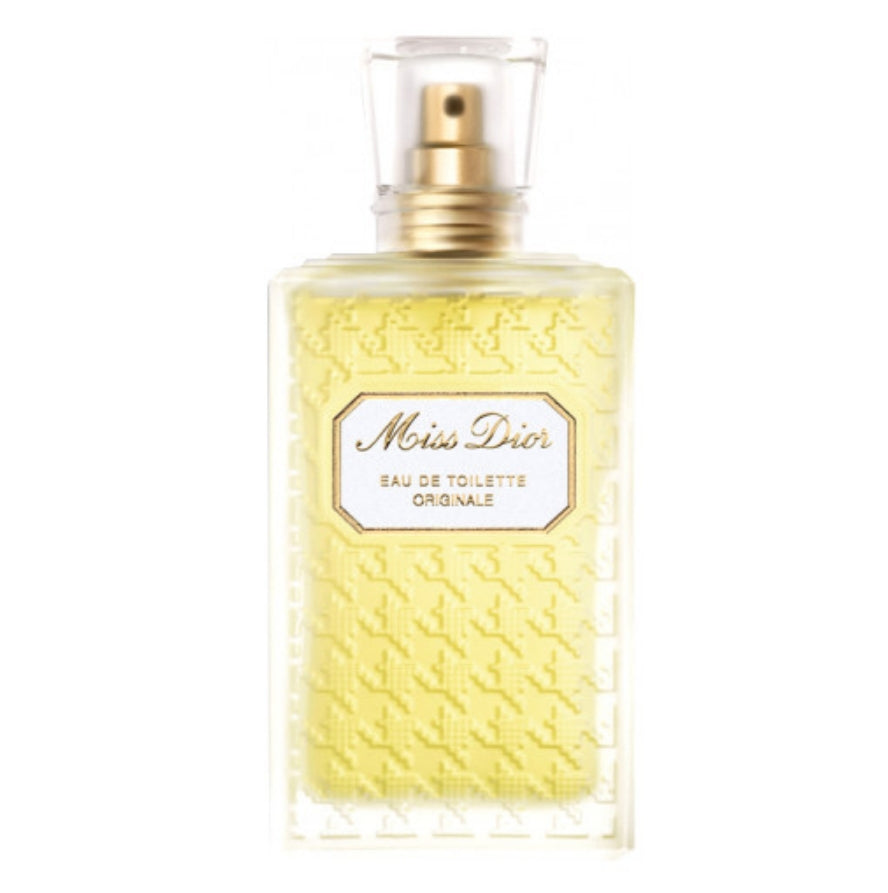 Miss Dior Originale Perfume is a feminine refreshing, woody, mossy fragrance blended with rose, gardenia, sage, and other green florals. It is recommended for daytime wear. A reflection of its inspiring character, the new Miss Dior scent is like an olfactory "millefiori." With sweet and peppery notes, a velvet heart of delicious greasiness.  Know this fragrance and fall in love with the scent - a special perfume.