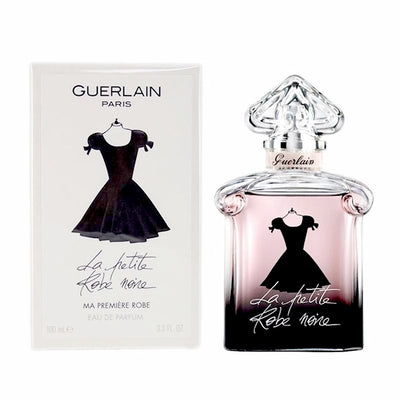 "La Petite Robe Noire Ma Premiere Robe," part of the famous "La Petite Robe Noire" by Guerlain, is a delicious feminine fragrance. It blends sweet fruits and almonds, making it the perfect fragrance for day or night. The base notes contain black tea, tonka beans, and almonds to give a nutty undertone, while rose middle notes give it a floral heart.  Know this fragrance and fall in love with the scent - a special perfume.
