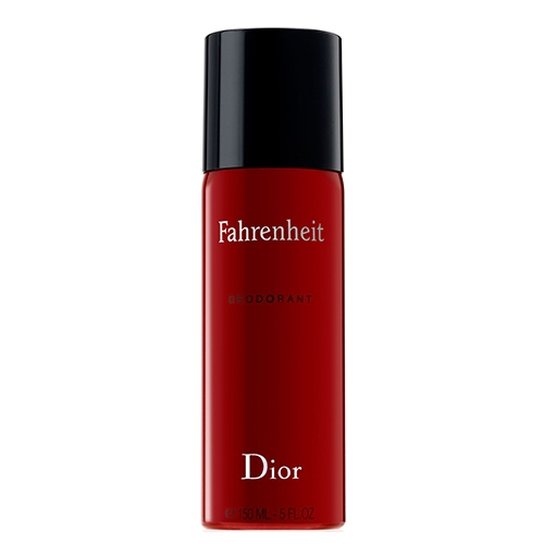 Fahrenheit Deodorant by Christian Dior is a masculine refreshing, woody, mossy fragrance scent that possesses a blend of honeysuckle, sandalwood, and balsam.   This Dior cologne is a brave fragrance that mixes the primary smells of leather and violet. Intro notes are about lavender, mandarin orange, hawthorn, nutmeg, cedar, bergamot, chamomile, and lemon.   Know this deodorant spray and fall in love with the scent - a special perfume.