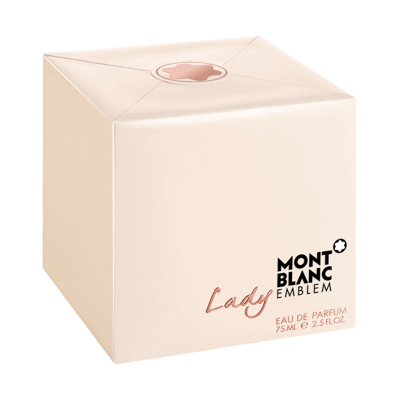"Lady Emblem" is a flowery, fruity perfume by Mont Blanc whose best notes are in its sweetness -- with this perfume, love is all around! The top notes are peach, pink rose, and red currant jam.  Know this fragrance and fall in love with the scent - a special perfume.