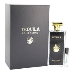 Tequila Pour Femme Noir Eau De Parfum with Free Mini .17 oz EDP By Tequila Perfumes