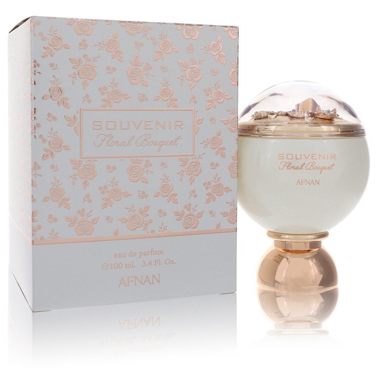 Afnan Souvenir Floral Bouquet Eau de Parfum Spray for Women 3.4 oz / 100 ml with box