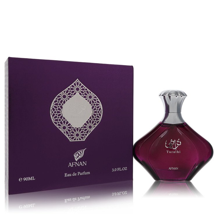 Afnan Turathi Purple Eau de Parfum Spray for Women 3 oz / 90 ml with box