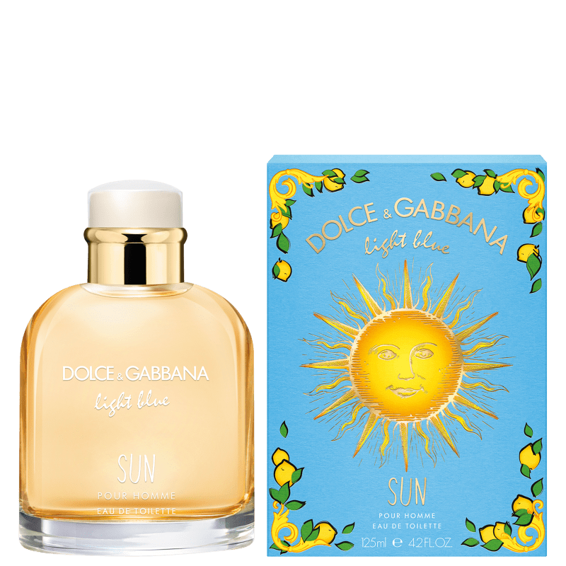 "Light Blue Sun" is a refreshing feminine fragrance by Dolce & Gabanna. It contains calm and peaceful top notes of coconut, citrusy lemon, tart green apple, and ozonic. Jasmine Rose and plumeria are the delicate heart of this sweet floral scent. Know this fragrance and fall in love with the scent - a special perfume.