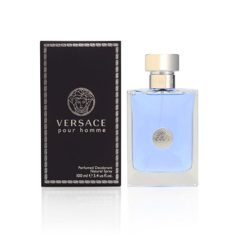 "Versace Pour Homme"  is an exciting contemporary twist on a classic masculine Fougere. It opens with citruses, neroli, bergamot, and petitgrain, followed by hyacinth, clary sage, cedar, and geranium, finishing with tonka bean, musk, and amber.  Know this fragrance and fall in love with the scent - a special perfume.