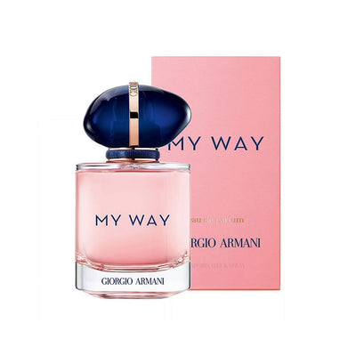 "Giorgio Armani My Way"  is a fragrance that captures the sophistication of femininity. Smooth, audacious, and alluring, it incorporates a variety of notes that ooze conviction, refinement, and mystery. This fragrance opens with a radiant and refreshing blast of orange bloom and bergamot.  Know this fragrance and fall in love with the scent - a special perfume.