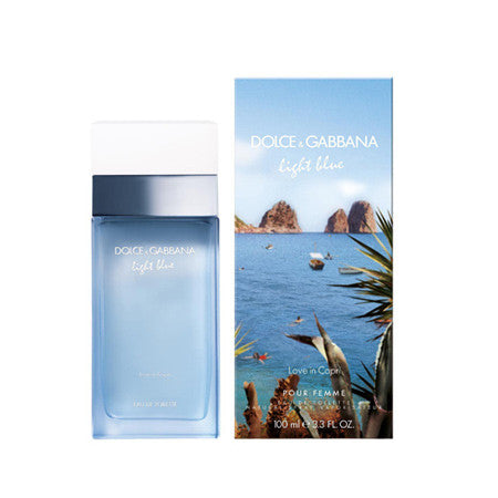 "Light Blue Love In Capri" is a unique and dynamic fragrance that is impossible to ignore. This 2016 was inspired by the isle of Capri, a sunny island in beautiful Italy.  Know this fragrance and fall in love with the scent - a special perfume.