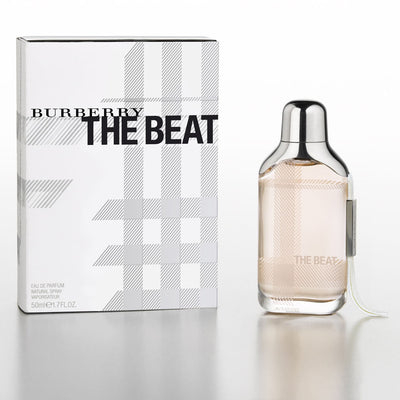 Burberry, Britain's most stylish label, introduces "The Beat", a trendy, cheerful, flower-patterned timber fragrance with an English feeling. Classic flowery notes of iris, bergamot, and bellflower merge with Ceylon tea, cardamom, pink pepper, tangerine, white musk, vetiver, and sugi tree to create a fantastic and seductive piece.  Know this fragrance and fall in love with the scent - a special perfume.