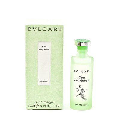 Bvlgari Eau Parfume, launched in 1997, is a delicate, scented fragrance. This genderless fragrance possesses a blend of Bvlgari's first fragrance and sections of green tea mixed with jasmine, rose, and citrus. The scent pyramid contains mandarin, bergamot, cardamom, and lemon. This is a miniature edition.  Know this fragrance and fall in love with the scent - a special perfume.