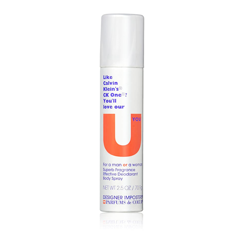 Containing the famous bergamot, lemon, mandarin, jasmine, and lily of the valley fragrance, "Designer Imposters U" will boost your confidence whenever you apply it, no matter if you are a man or a woman. It is perfect for those moments when you feel like you need to be the best version of yourself.  Know this deodorant spray and fall in love with the scent - a special perfume.